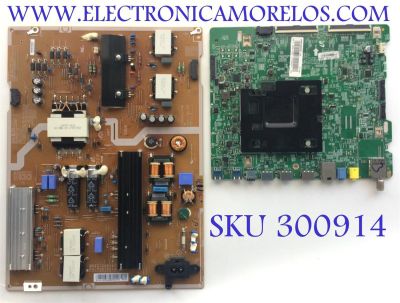 KIT DE TARJETAS PARA TV SAMSUNG  / MAIN BN94-11709A / BN41-02568A / BN97-12619A / BN9411709A / 11709A / FUENTE BN44-00808D / BN4400808D / PSLF261S07A / PANEL CY-WK065HGLV1H / MODELO UN65MU6500FXZA FA01